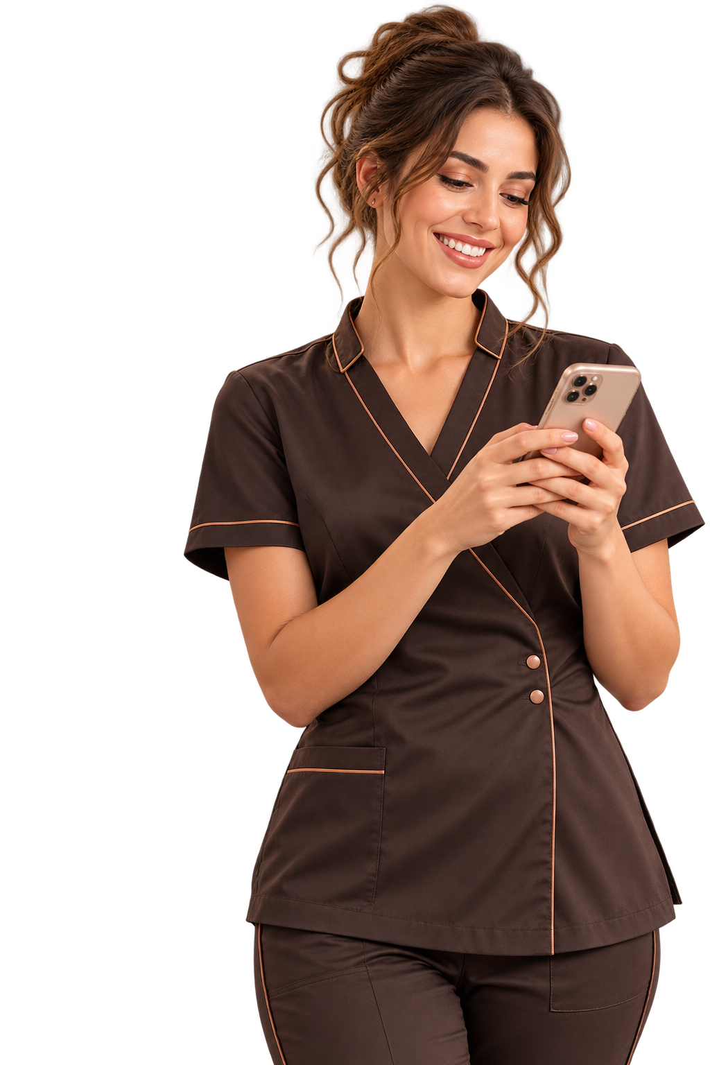 Professionista gestisce gli appuntamenti con WhatsApp